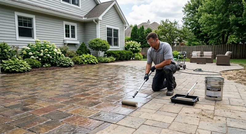 Courtyard Sealing in Puyallup, WA